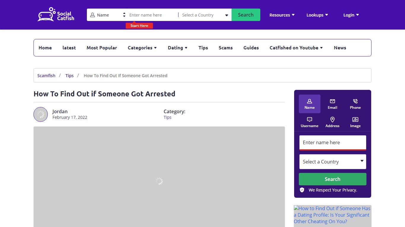 How To Find Out if Someone Got Arrested - People Search - Socialcatfish.com